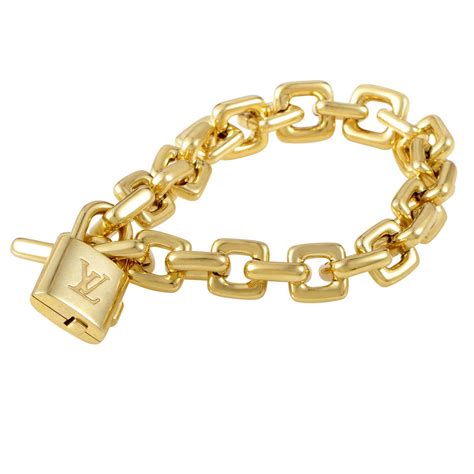 louis vuitton yellow gold bracelet.